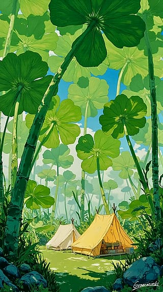Life in a Clover Jungle / Phone Wallpaper Archives'