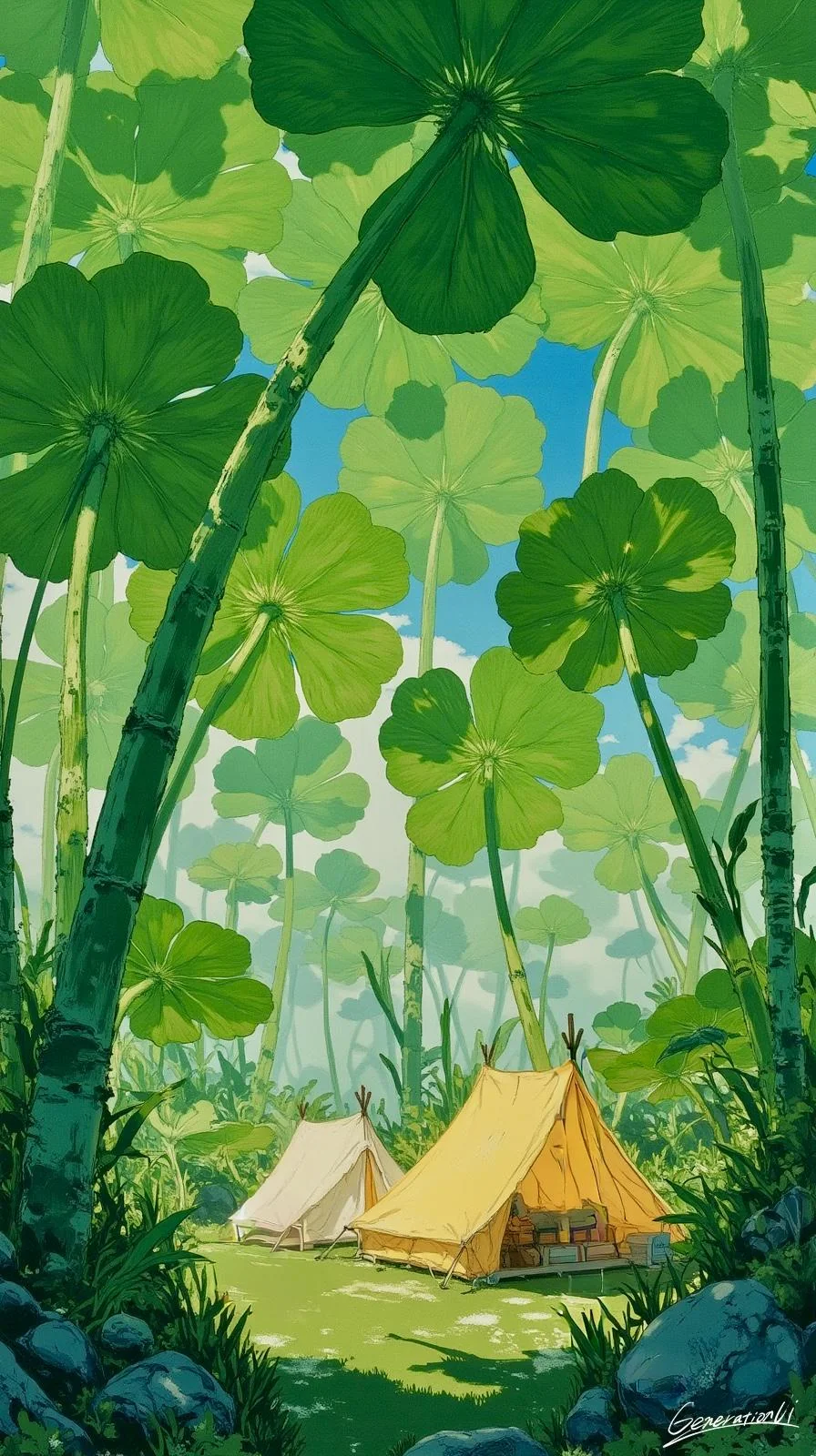 Life in a Clover Jungle / Phone Wallpaper Archives picture 1 of 1