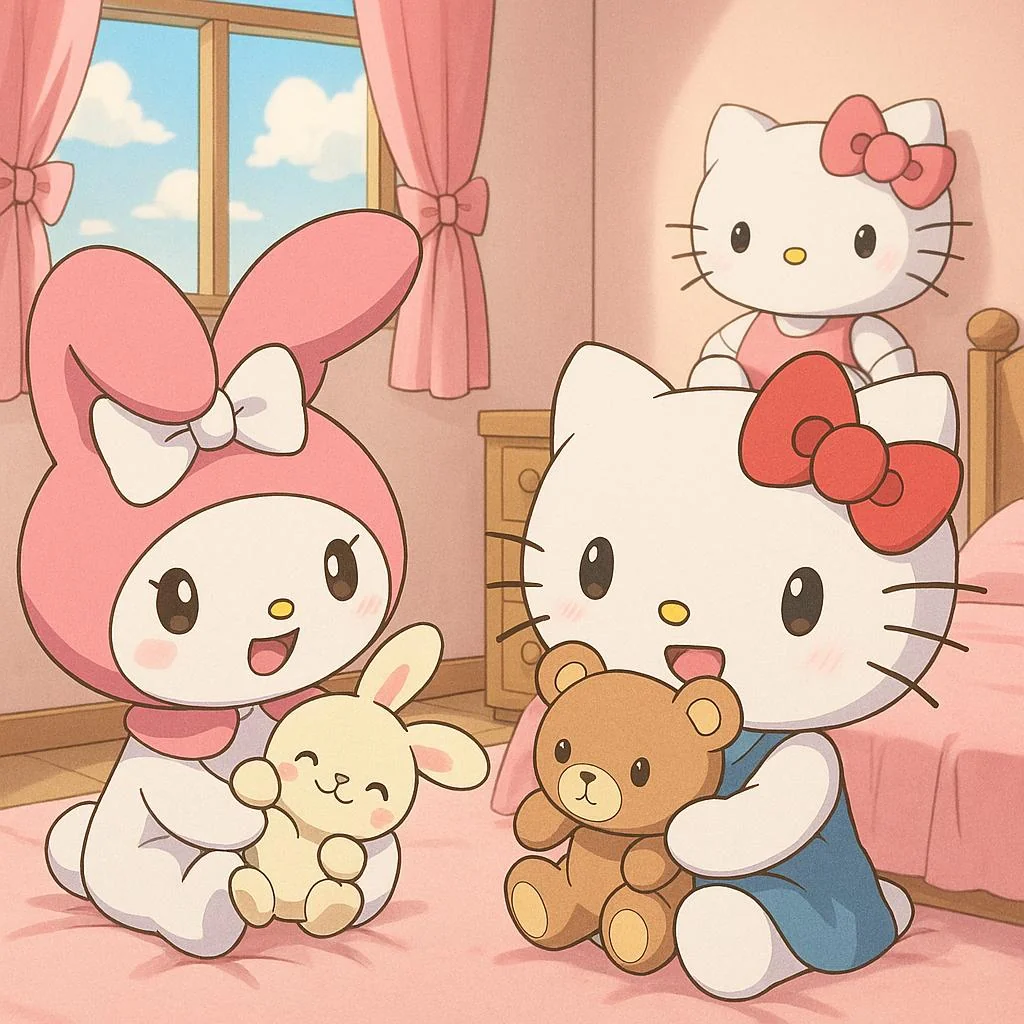 Hello Kitty and Melody picture 1 of 1