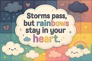 Rainbows stay in your ❤️'