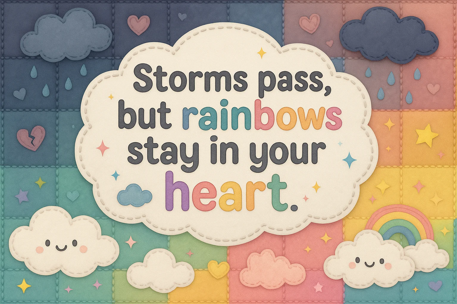 Rainbows stay in your ❤️ picture 1 of 1