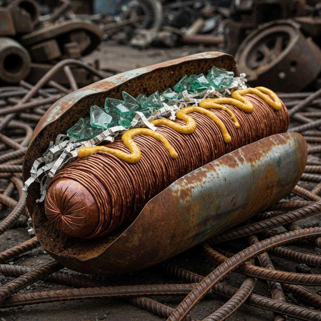 Junkyard hot dog! picture 1 of 1