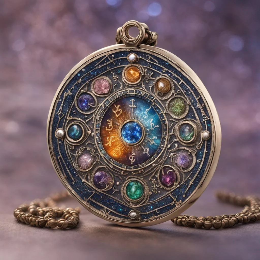 Are you going to use (Slide1) medallion that allows you to hear and read the minds of the zodiac's around you? Or are you going to use (Slide2) pendant and control them? picture 1 of 2
