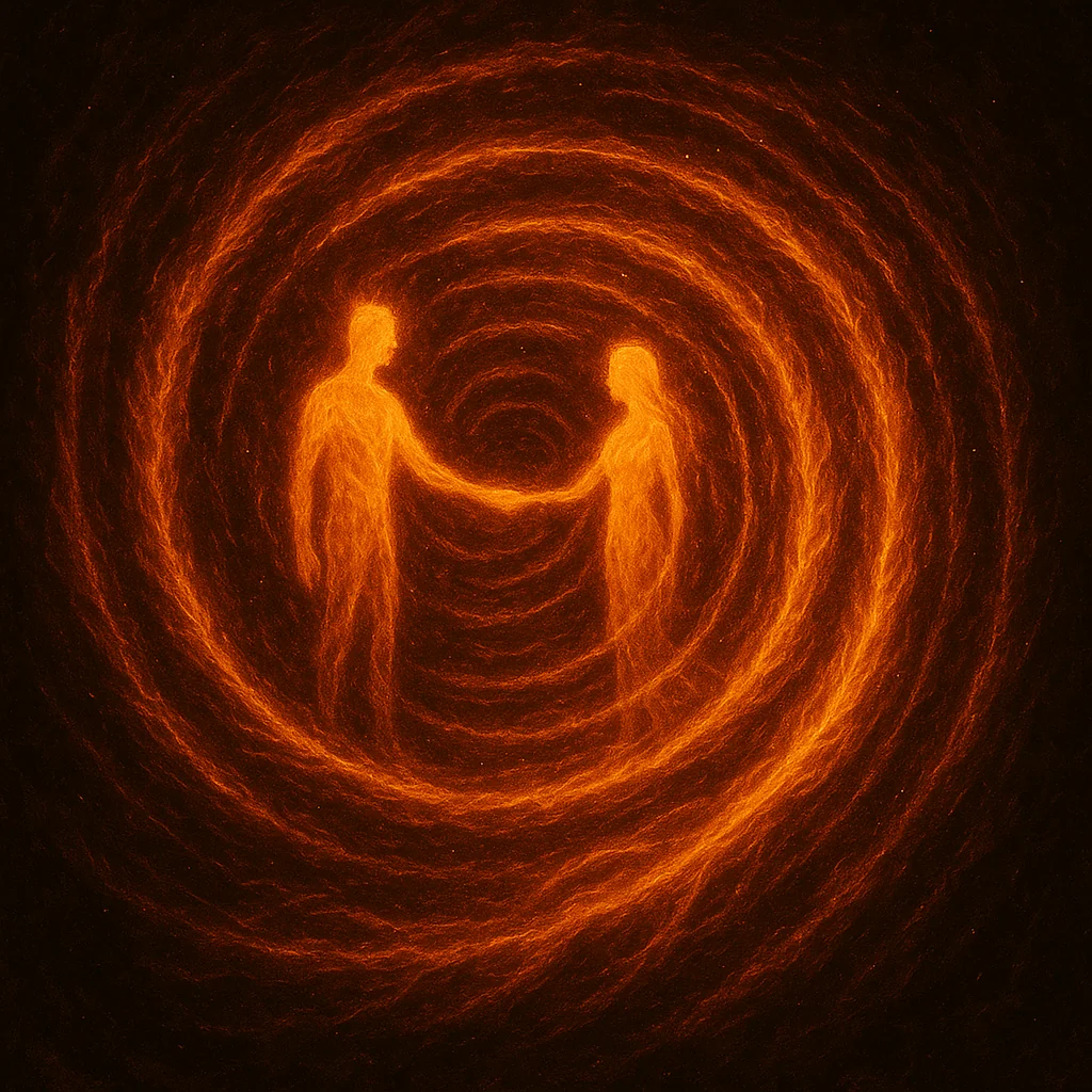 Spirals of fire and light - AI art created to bring music to life picture 2 of 5