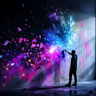 The new AI Street Art pencil!'