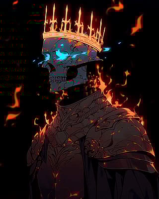 name a good title for him 👑 💀'