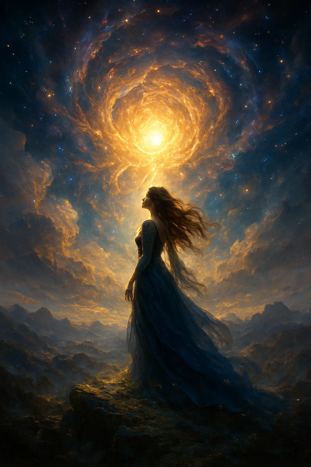 She Who Walks Beneath the Birth of Stars picture 1 of 1