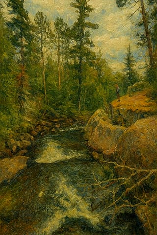 Ai painting and original image'