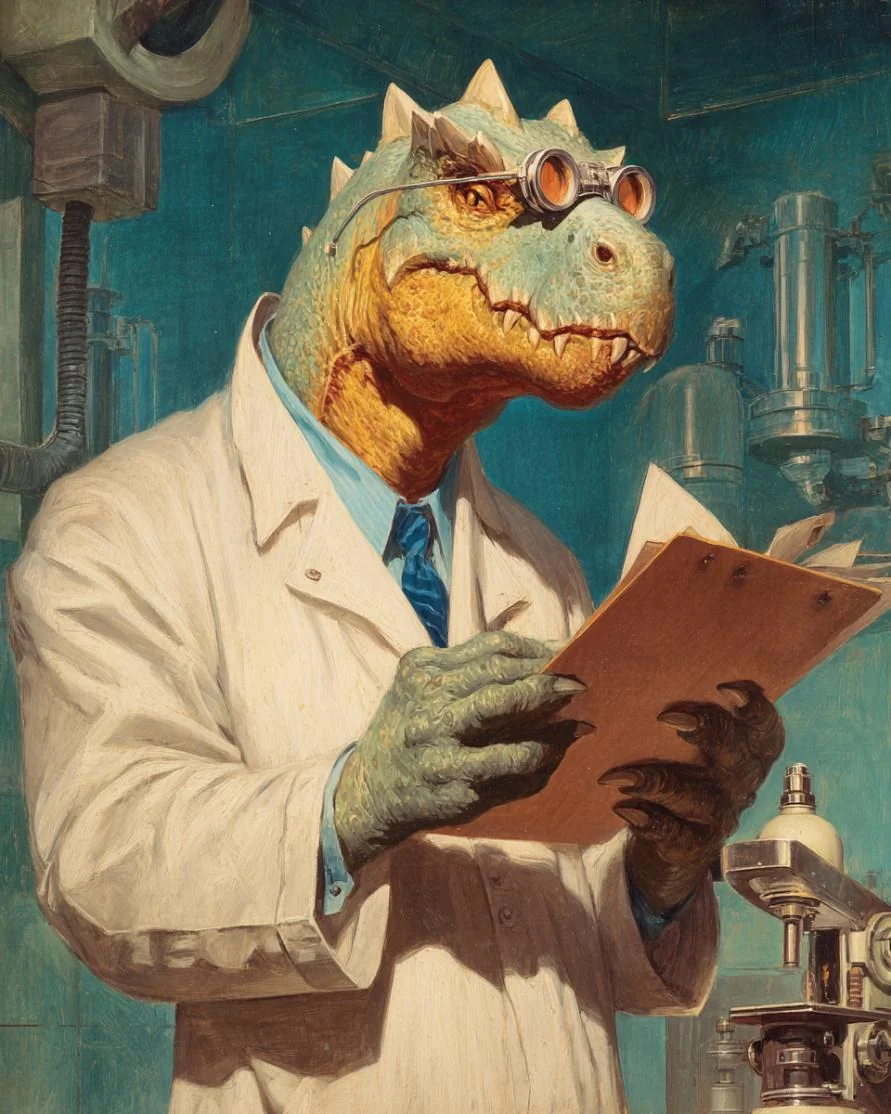 Scenes from the Golden Age of Pulp SciFi picture 3 of 3