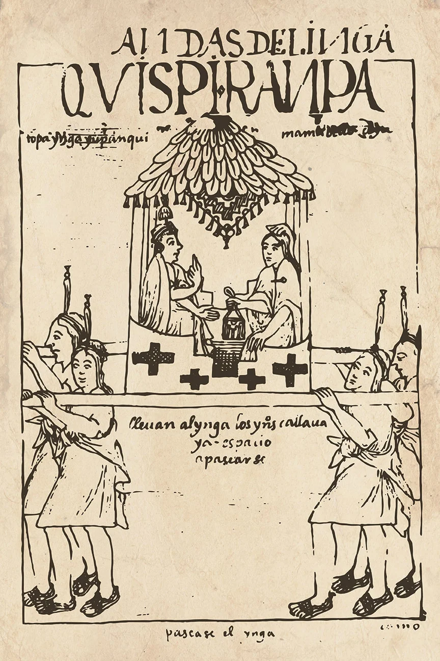 Historic Inca Drawings Reimagined as Real Photos with AI picture 3 of 6