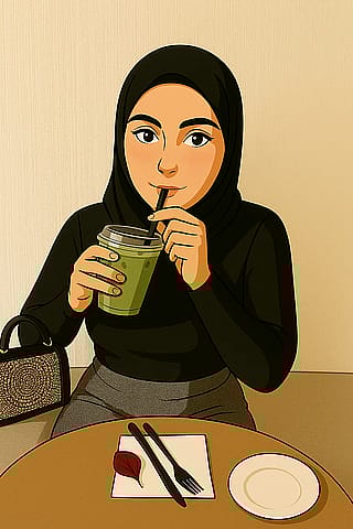 I look cute as a cartoon! (Copilot)'