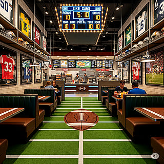 Football Restaurant'