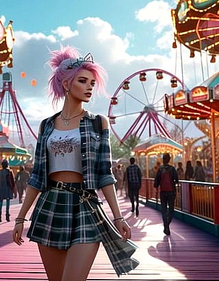 PUNK ROCK DREAMS OF THE FAIR (moni ai)'