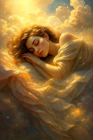 Sleeping on the clouds'