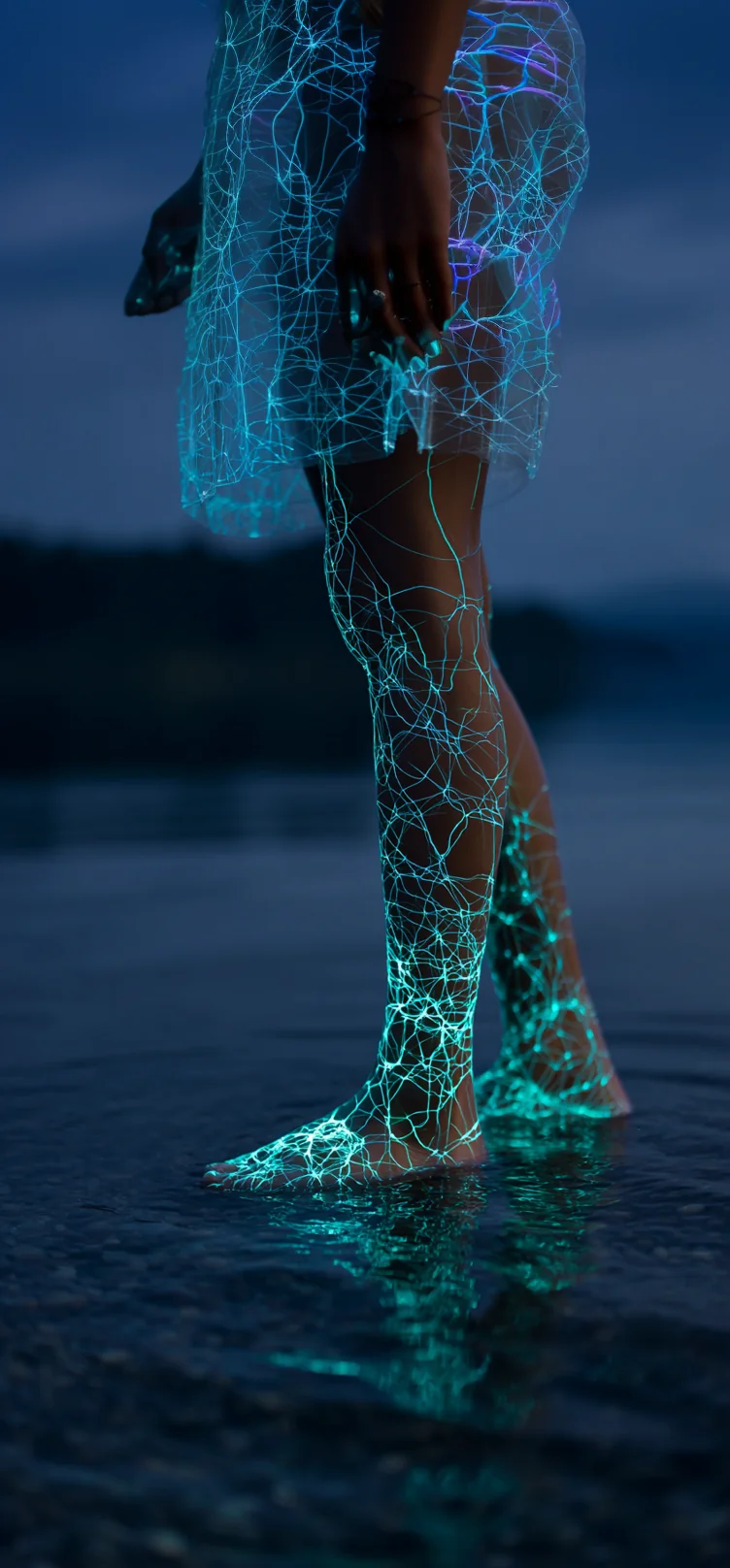 Started making a series of bioluminescent caves, ended up here. Keep swiping for caves. picture 6 of 6