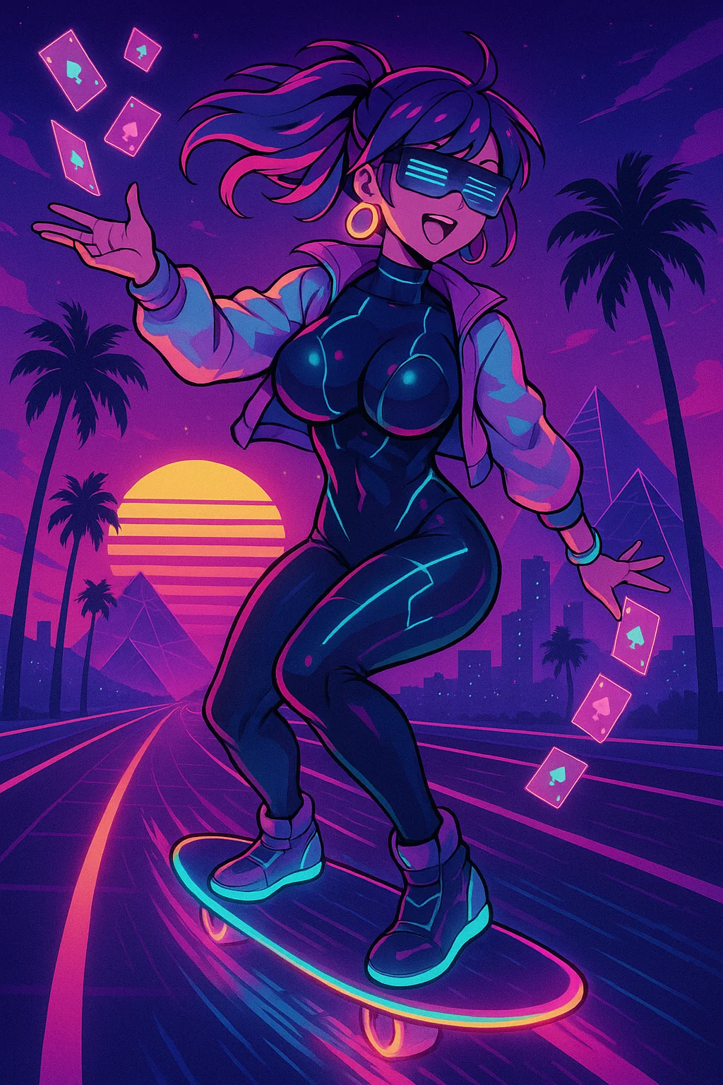 Cyber Skater Queen of the Sunset Strip picture 1 of 1