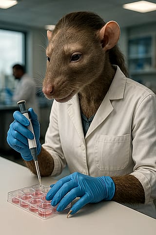 Living in a world with anthropomorphic animals'