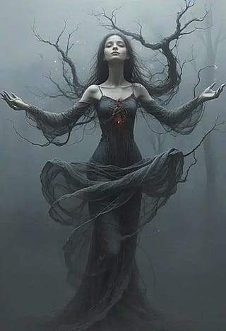 Inspired by Beksinski's work'